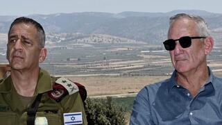 שר הביטחון בני גנץ בסיור באוגדת עיו"ש עם הרמטכ"ל אביב כוכבי ומפקד פיקוד מרכז יהודה פוקס