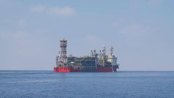The Karish offshore gas rig (Photo: IDF Spokesperson's Unit) The Karish offshore gas rig