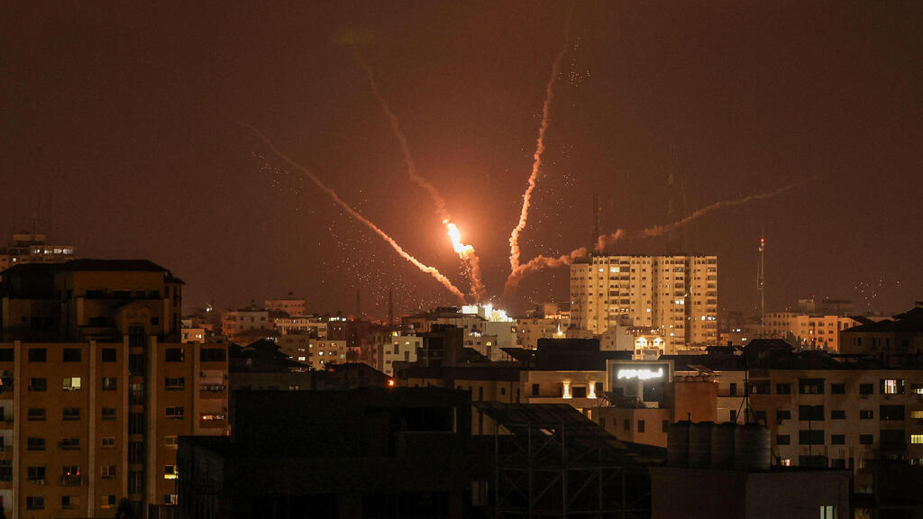 Israel strikes Gaza (Photo: AFP) שיגורים מעזה