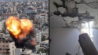 הבית שנפגע בשדרות, המבנה שהופצץ בעזה