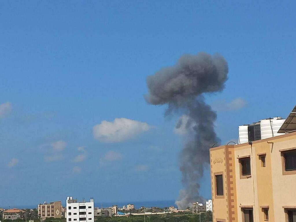 עשן בעזה