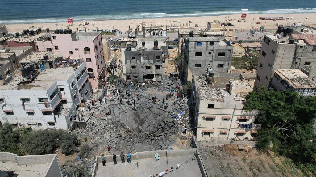 צילום: רויטרס הבית בעזה