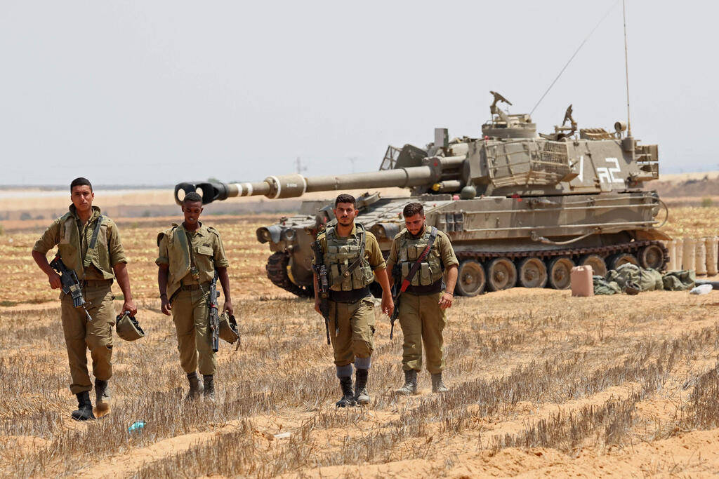 כוחות צה"ל בגבול רצועת עזה