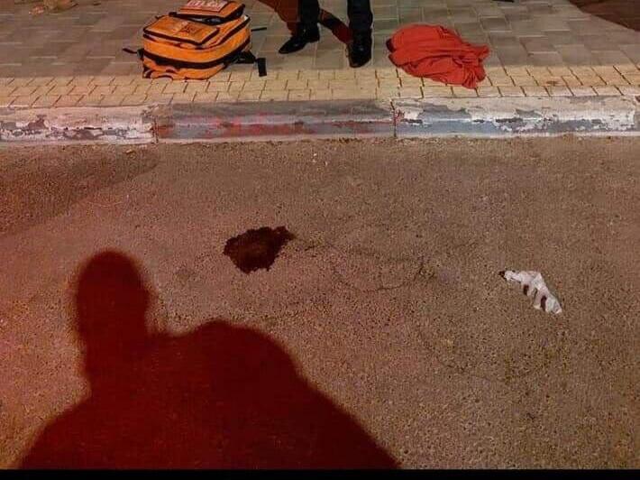 זירת התאונה (צילום: איחוד הצלה) זירת התאונה