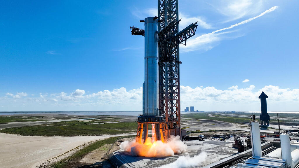 הניסוי ב"בוסטר 7" (צילום: SpaceX) הניסוי ב"בוסטר 7"