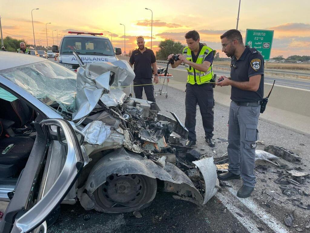 זירת התאונה