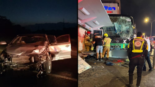 זירת התאונה ירושלים, זירת התאונה כביש 4