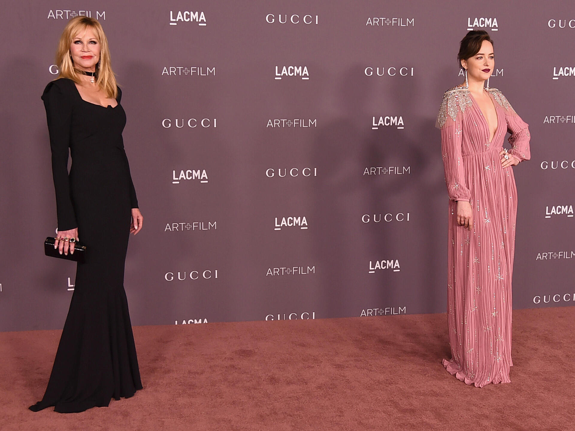 עם הבת דקוטה ג'ונסון, 2017 (צילום: Getty Images) מלאני גריפית' ודקוטה ג'ונסון, 2017