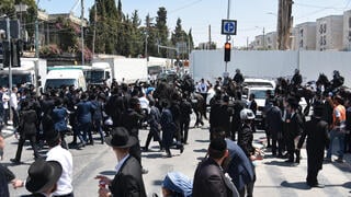הפגנות החרדים בירושלים נגד ביזוי המת