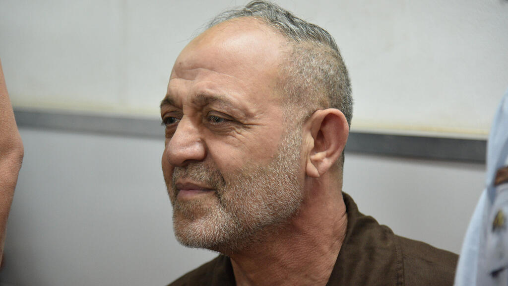 בסאם א-סעדי בבית המשפט, היום (צילום: יואב דודקביץ') בסאם א-סעדי