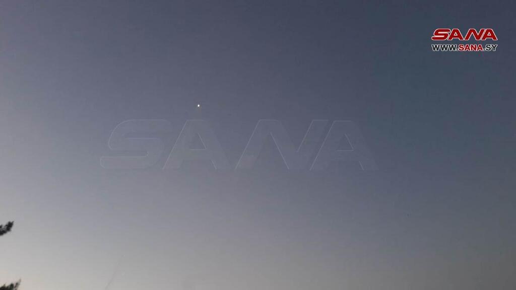 תיעוד התקיפות באזור מסיאף שפרסמה סוכנות הידיעות הסורית