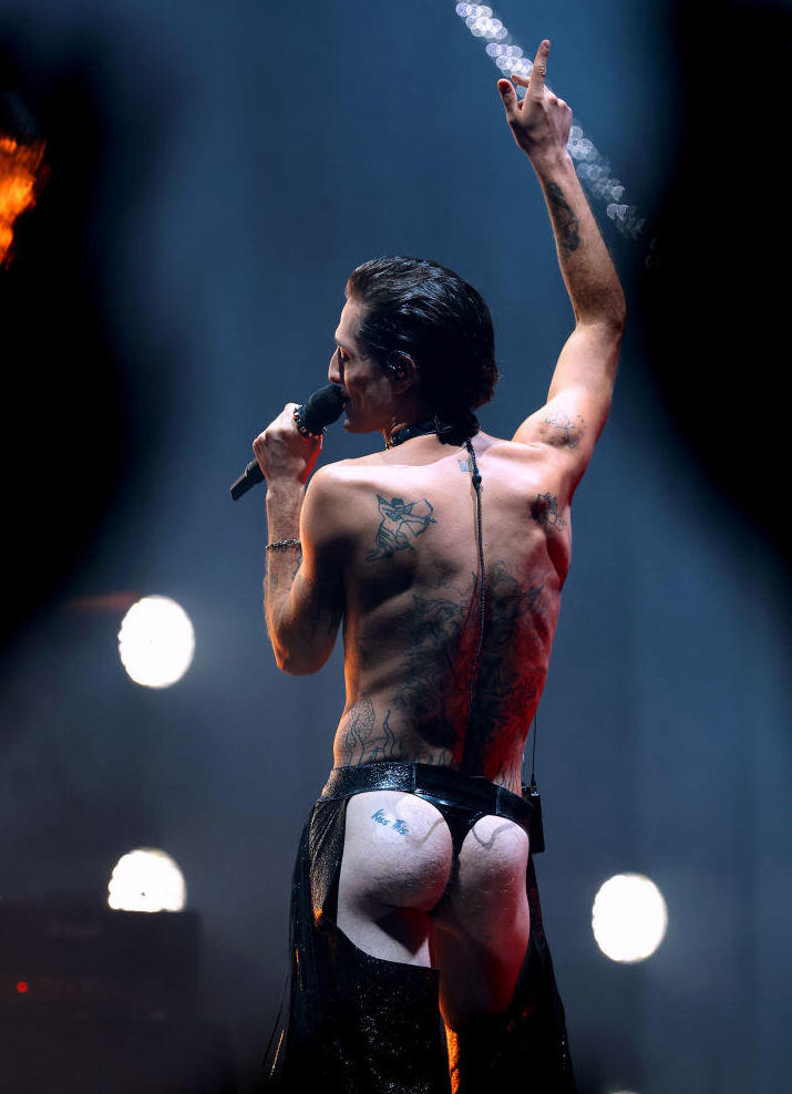 אוקיי, מאחורה זה יותר טוב. (צילום: Gettyimages) טקס פרסי VMA MTV 2022