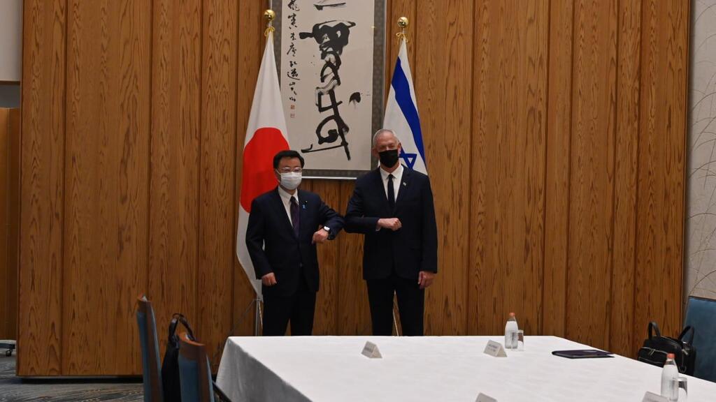 Defense Minister Benny Gantz during his visit to Japan (Photo: Ariel Hermoni, Defense Ministry) שר הביטחון בני גנץ בביקורו בטוקיו שביפן