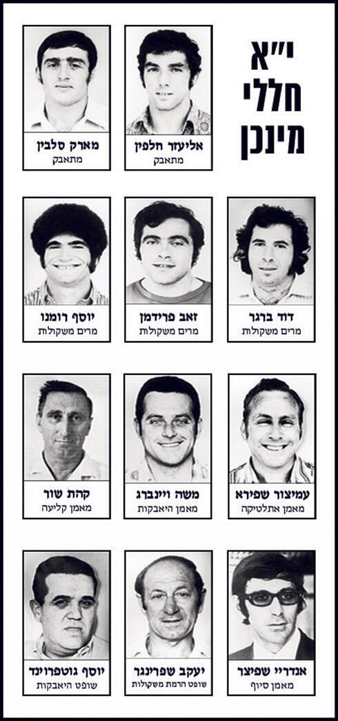 The victims of the 1972 Munich massacre 