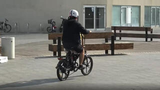 זירת התאונה בתל אביב