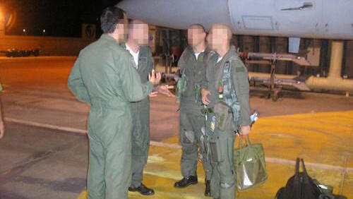 Israeli Air Force pilots before attack on Syria's Al Kibar nuclear reactor (Photo: IDF Spokesperson's Unit) תמונות של צוותי חיל ה אוויר ביממת ה תקיפה