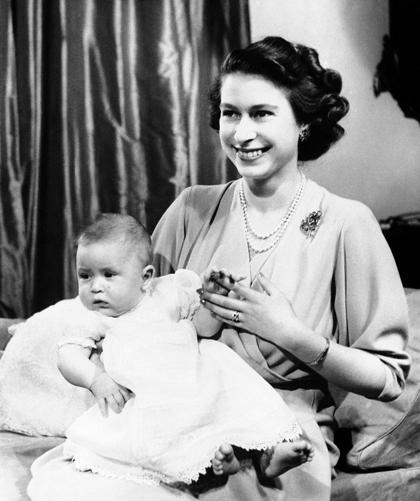 Queen Elizabeth II with Prince Charles 