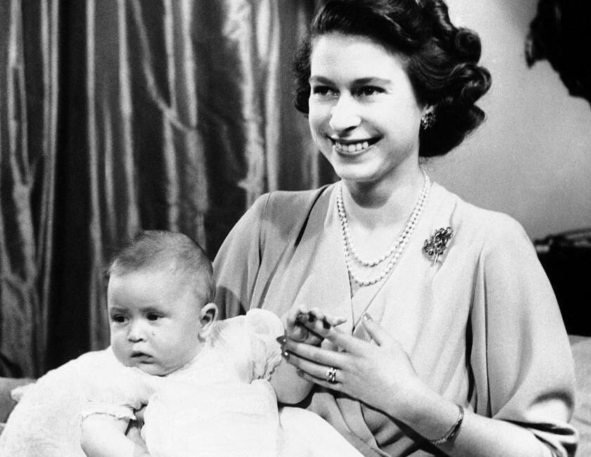Queen Elizabeth II with Prince Charles 