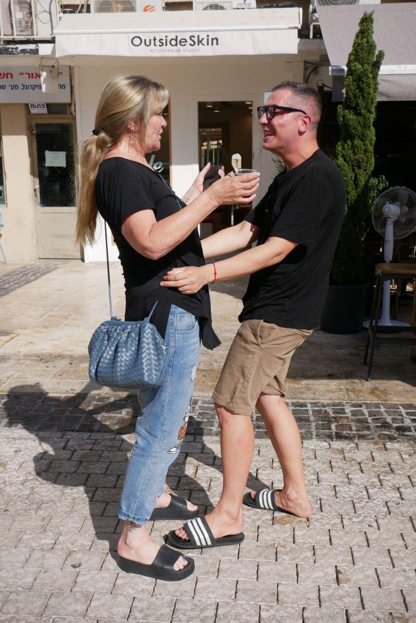 נפרדים לשלום (צילום: אמיר מאירי) פפראצי ציפי רפאלי