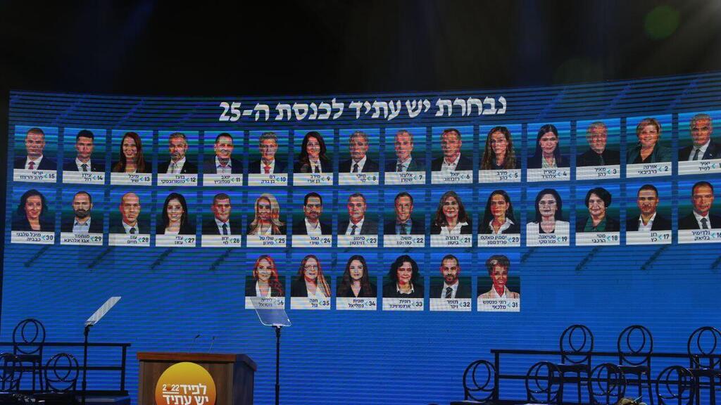 בלי שינויים משמעותיים בצמרת לפיד הציג את הרשימה לבחירות 