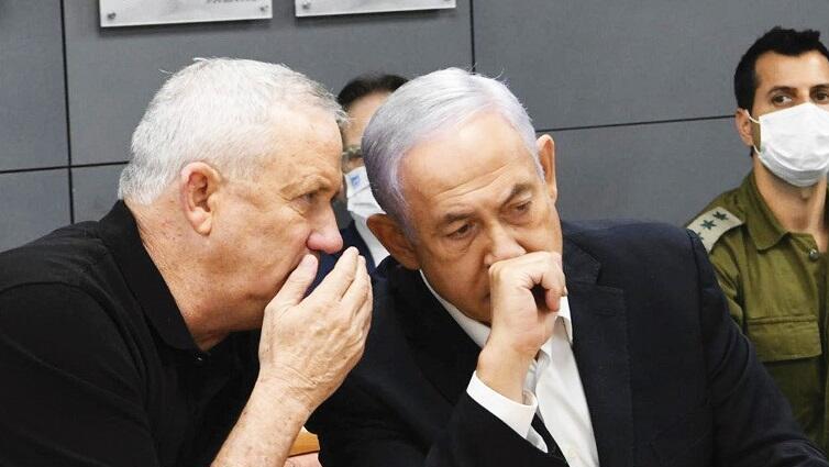 בנימין נתניהו ובני גנץ (צילום: עמוס בן גרשום, לע"מ) בני גנץ ובנימין נתניהו