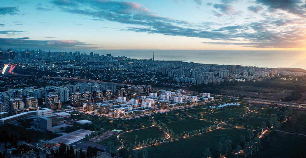 פרויקט פארק צפון בנווה גן. "שכונה בלב פארק אקולוגי"