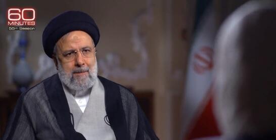 Iranian President Raisi on 60 Minutes (Photo: 60 Minutes screengrab) Iranian President Raisi on 60 Minutes