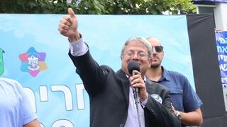 איתמר בן גביר בתרגיל הבחירות של בית ספר בליך