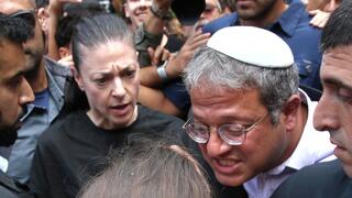 איתמר בן גביר ו מרב מיכאלי תרגיל הבחירות של בית ספר בליך