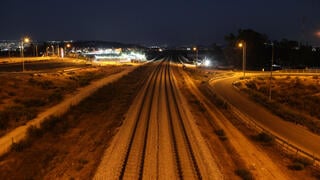מיקום הנחת המכשול על מסילת הרכבת ליד כביש 85