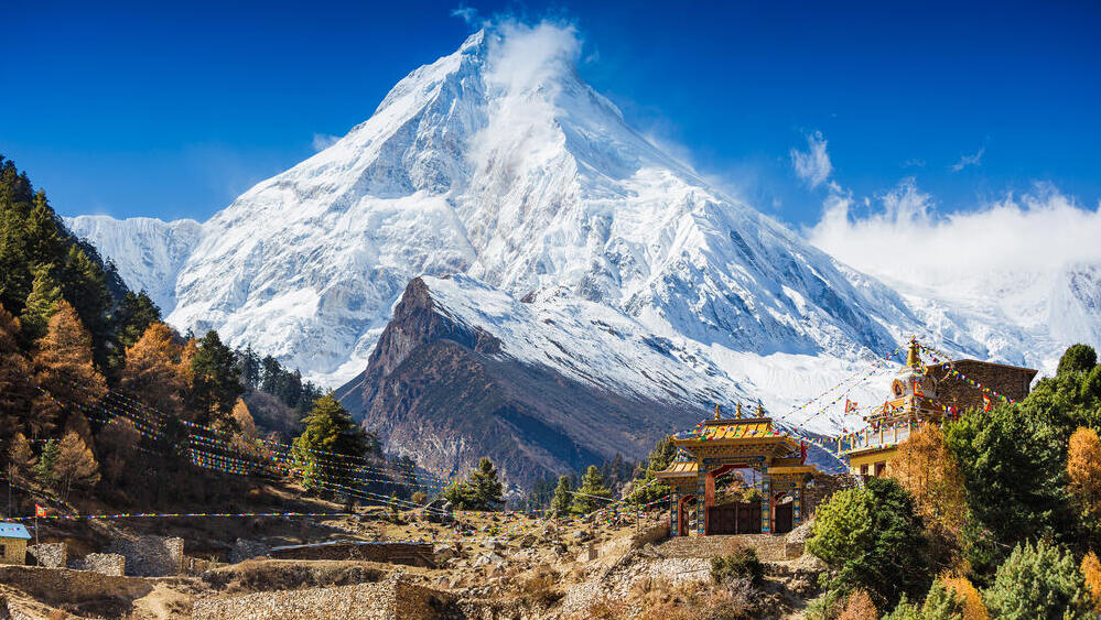 הר מנסלו הימלאיה נפאל ארכיון