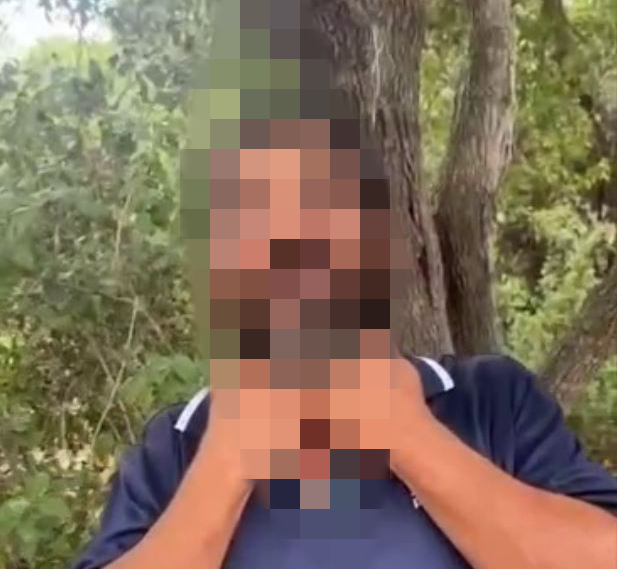 הקורבן תלוי על העץ ביער בצפון הארץ איום איומים סחיטה אדם נתלה נסחט חטיפה פשע ארגוני פשיעה משטרה משטרת ישראל