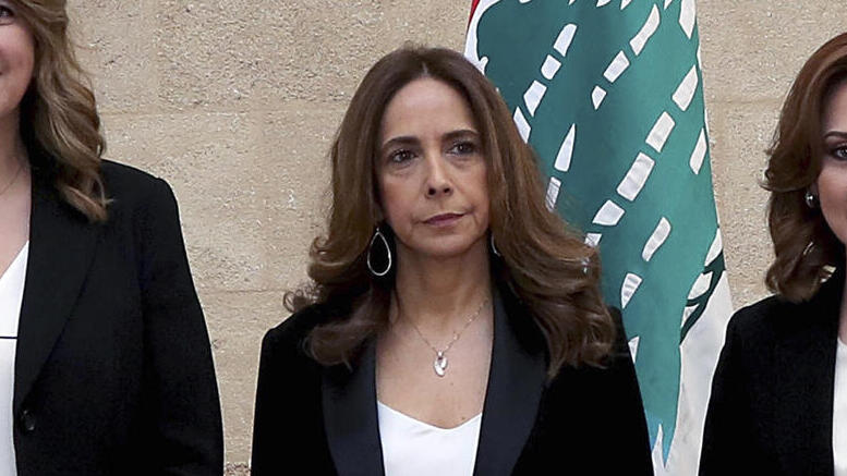 זיינה עכר. לצמרת ממשלת לבנון (צילום: AP) זיינה עקר אכר לבנון