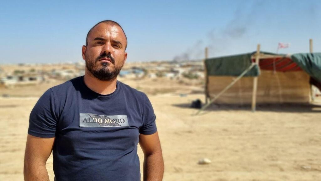 "אני כועס. הורסת אותי המחשבה שאין לי מגרש". מהדי מוחמד אבו זיאד (צילום: רועי עידן ) מהדי מוחמד אבו זיאד