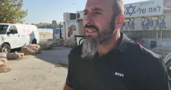 שמעון סבג נהג המונית שניצל מהפיגוע בשומרון