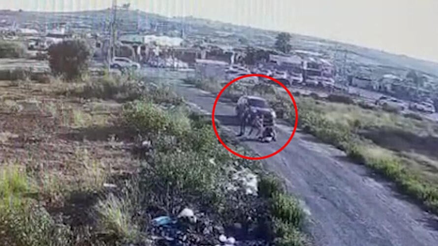 רגע מעצר העבריין בטמרה רגע מעצר העבריין בטמרה