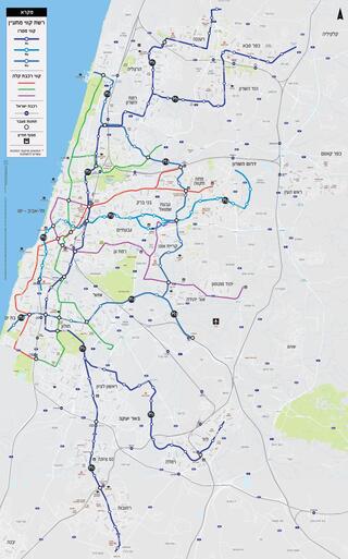 מפת המטרו
