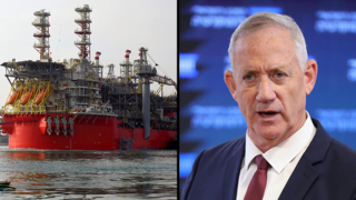 Karish gas field, Benny Gantz 