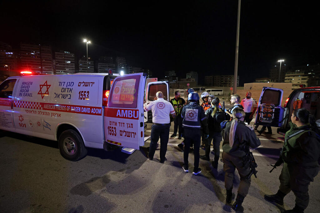 צילום: AFP זירת פיגוע הירי במחסום שועפט