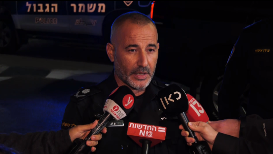 Doron Turgeman (Photo: Eli Mandelbaum) דורון תורג'מן, מפקד מחוז ירושלים במשטרה, בזירת הפיגוע