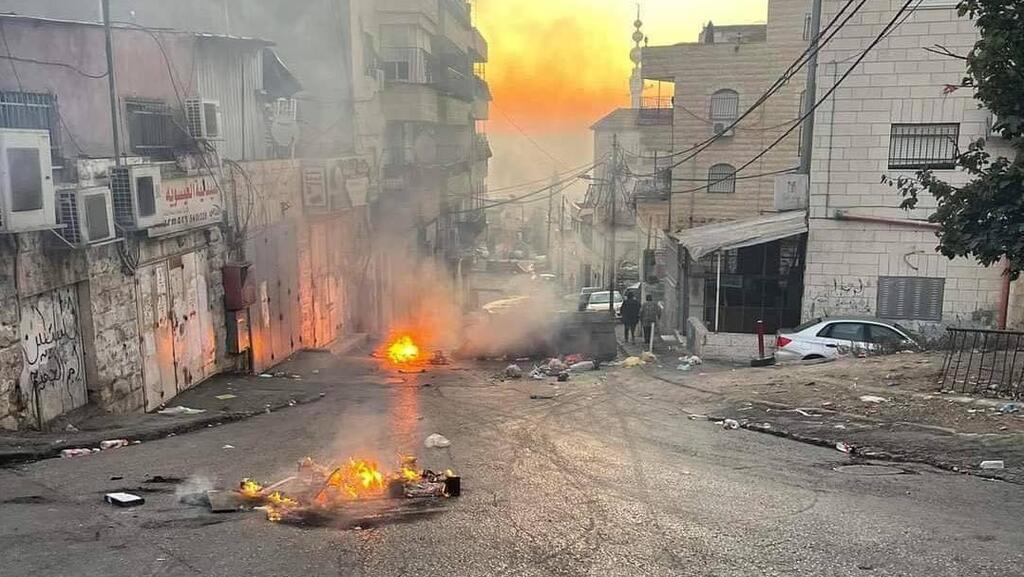 Shuafat refugee camp שביתה בעיסאוויה במחאה על הסגר במחנה הפליטים שועפט