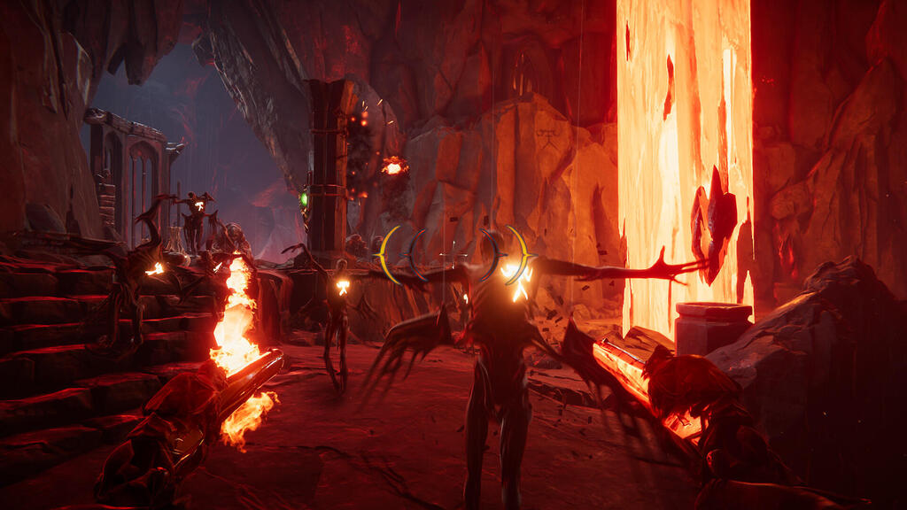 מגוון נשקים ואויבים (צילום: The Outriders, Funcom) מגוון נשקים ואויבים