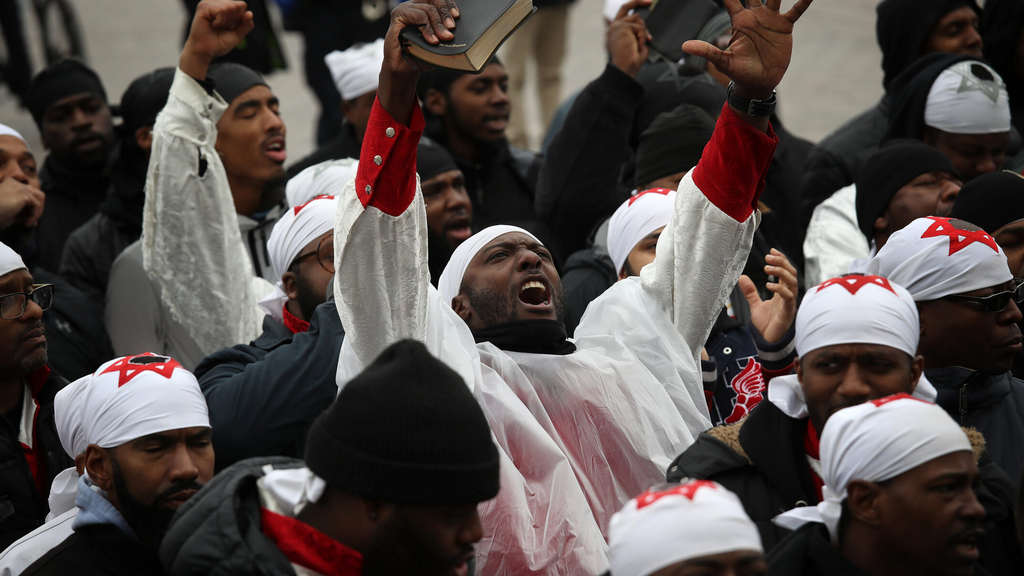 Members of the Black Hebrew Israelites demonstrate outside the U.S. Capitol in Washington, D.C., Nov. 13, 2018 (Photo: Win McNamee/Getty Images) Members of the Black Hebrew Israelites demonstrate outside the U.S. Capitol in Washington, D.C., Nov. 13, 2018