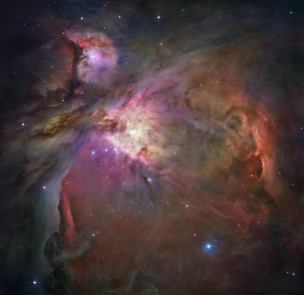 ערפילית אוריון (צילום: NASA) ערפילית אוריון