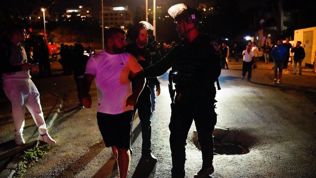 Clashes in Sheikh Jarrah (Photo: Shalev Shalom) מעצרים בשכונת שייח ג'ראח