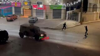 תיעוד מחילופי אש כבדים בין כוח צה''ל למחבלים בזמן מעצר מבוקשים באלבירה סמוך לרמאללה