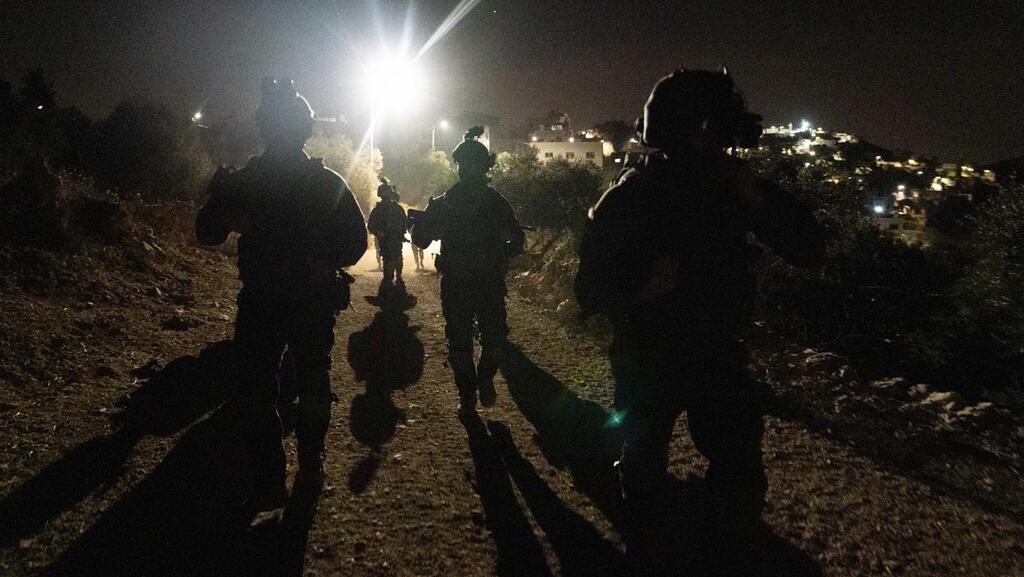Israeli forces in the West Bank (Photo: IDF Spokesperson's Unit) פעילות הכוחות במסגרת "שובר גלים" ממעצר מחמד נבולסי