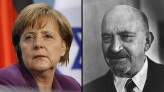 חיים ויצמן ואנגלה מרקל. שני מדענים ונשיאים לשעבר