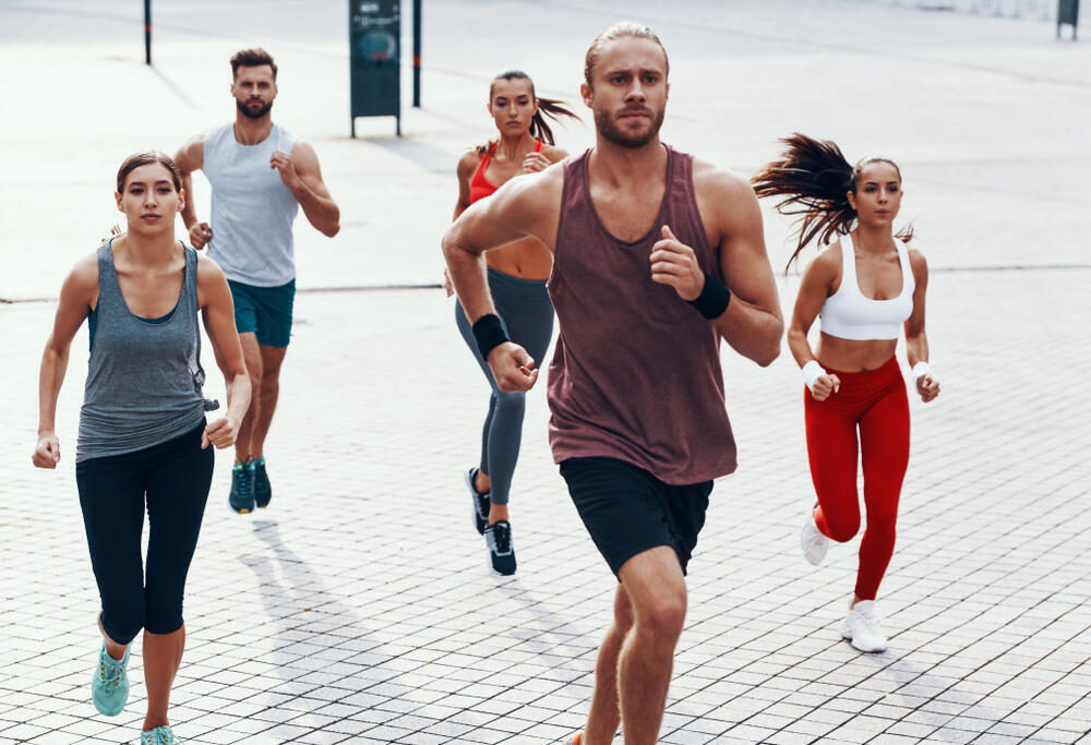 גברים ונשים בגדי כושר ריצה ספורט