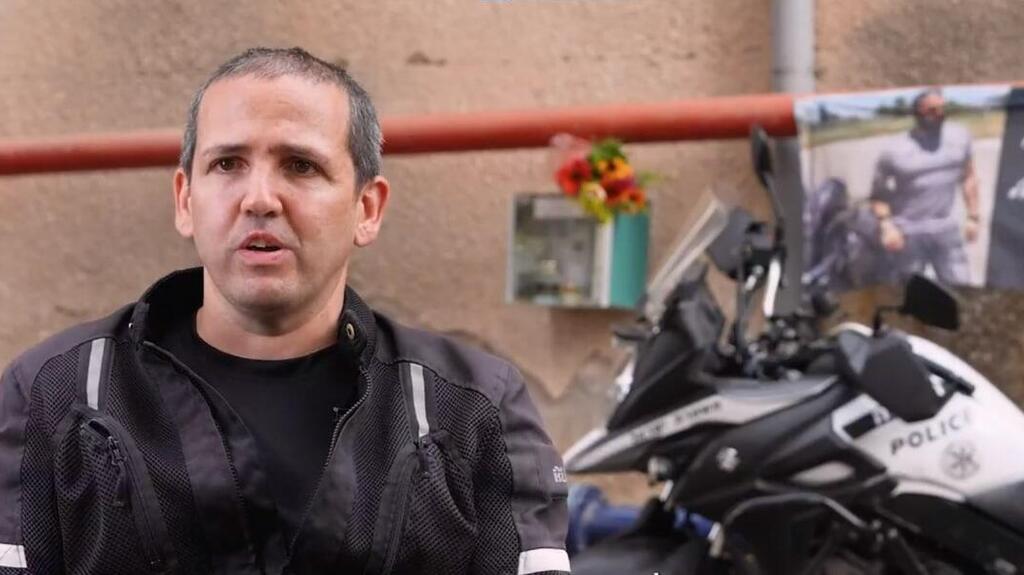 רס"מ עמוס בשירי, יקבל את עיטור האומץ. "אמיר מאוד חסר לי. הציל את חיי" (צילום: דוברות המשטרה) רס"מ עמוס בשירי
